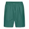 Short en coton organique Tiger, coupe ample, poches latérales, 300 g/m²