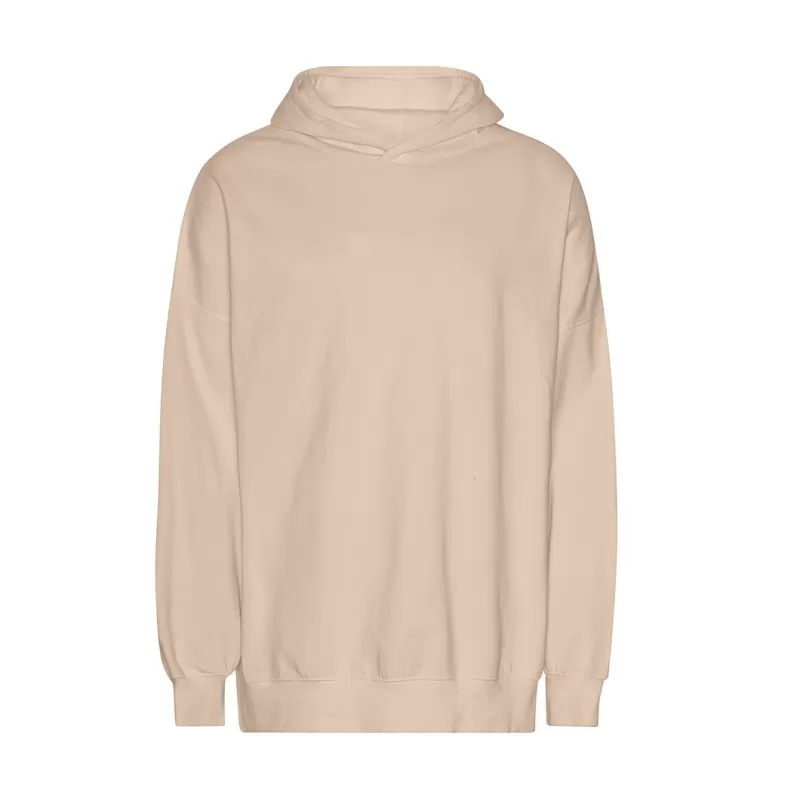 Sweat oversize en coton organique Tiger avec capuche doublée, 300 g/m²