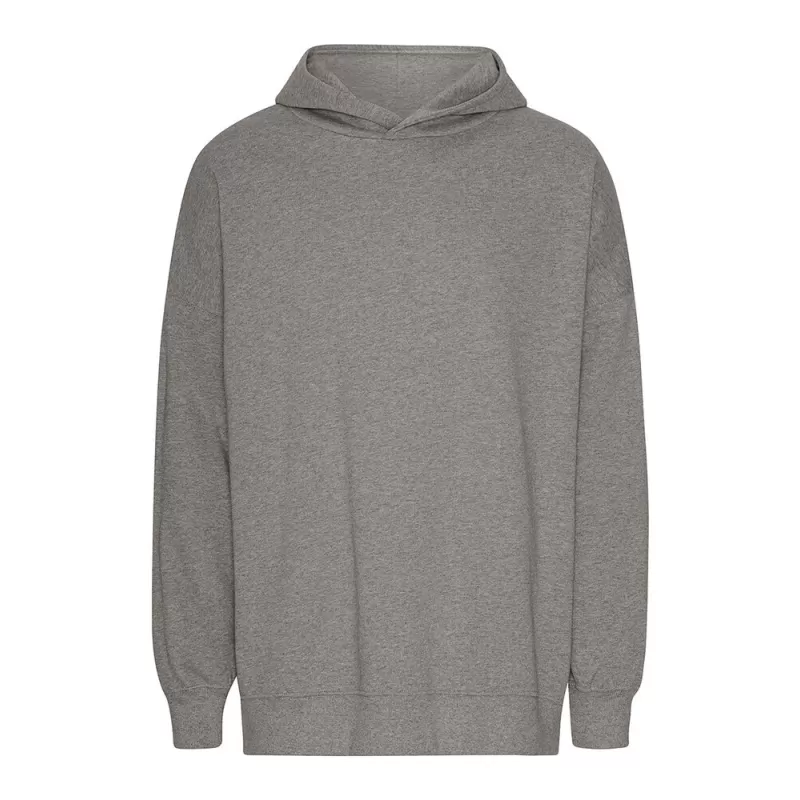 Sweat oversize en coton organique Tiger avec capuche doublée, 300 g/m²