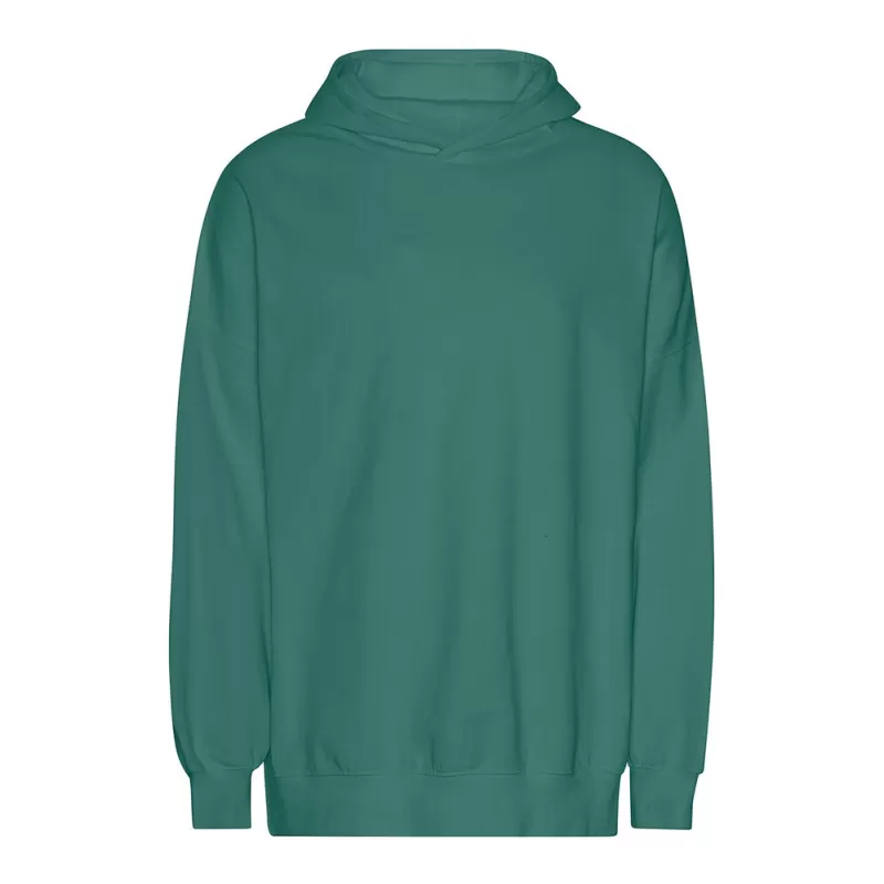 Sweat oversize en coton organique Tiger avec capuche doublée, 300 g/m²