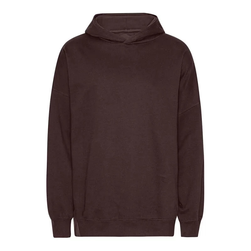 Sweat oversize en coton organique Tiger avec capuche doublée, 300 g/m²