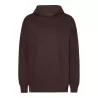 Sweat oversize en coton organique Tiger avec capuche doublée, 300 g/m²