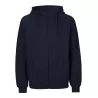 Sweat à capuche zippé en coton biologique Tiger, intérieur brossé, 300 g/m²