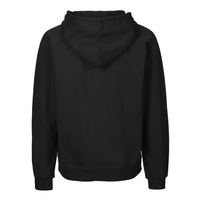 Sweat à capuche zippé en coton biologique Tiger, intérieur brossé, 300 g/m²