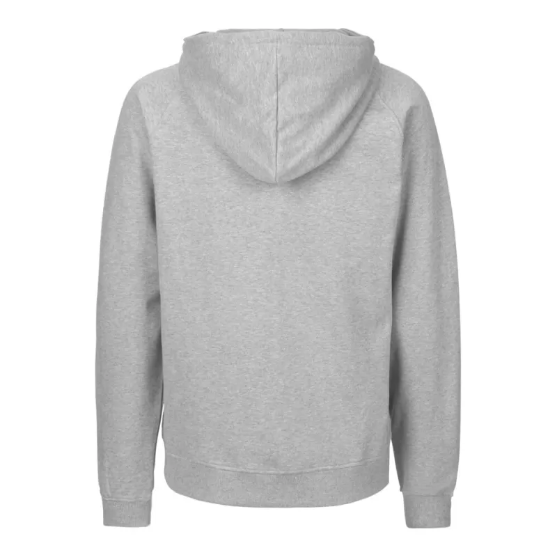 Sweat à capuche zippé en coton biologique Tiger, intérieur brossé, 300 g/m²