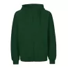 Sweat à capuche zippé en coton biologique Tiger, intérieur brossé, 300 g/m²