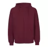 Sweat à capuche zippé en coton biologique Tiger, intérieur brossé, 300 g/m²