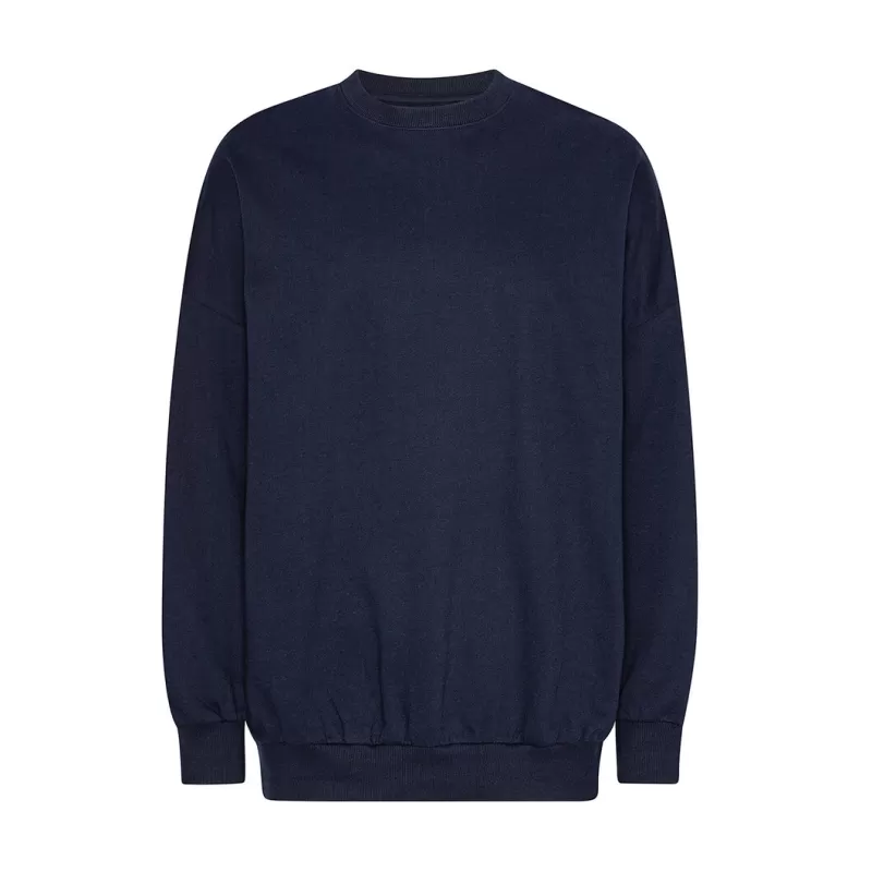 Sweat oversize en coton organique Tiger, épaules tombantes, intérieur brossé, 300 g/m²
