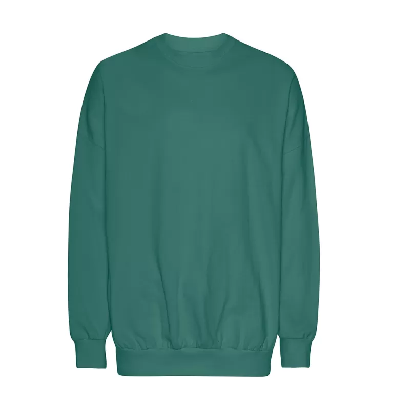 Sweat oversize en coton organique Tiger, épaules tombantes, intérieur brossé, 300 g/m²