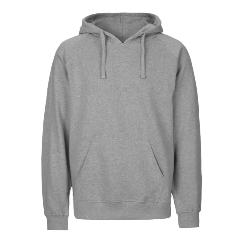 Sweat à capuche en coton biologique Tiger, intérieur brossé, poche kangourou, 300 g/m²