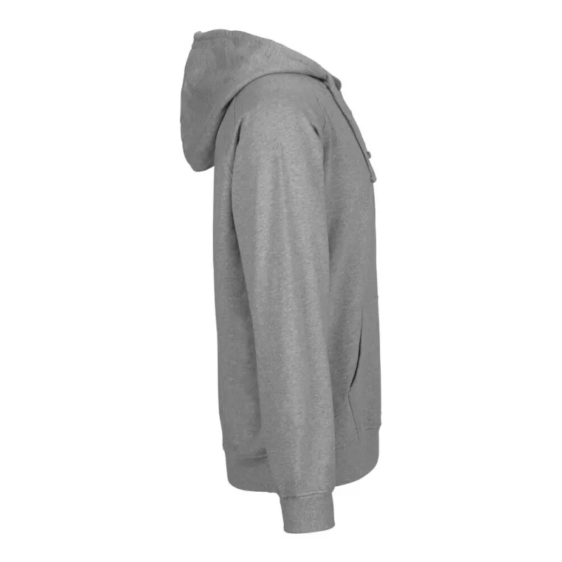 Sweat à capuche en coton biologique Tiger, intérieur brossé, poche kangourou, 300 g/m²
