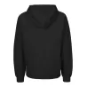 Sweat à capuche en coton biologique Tiger, intérieur brossé, poche kangourou, 300 g/m²