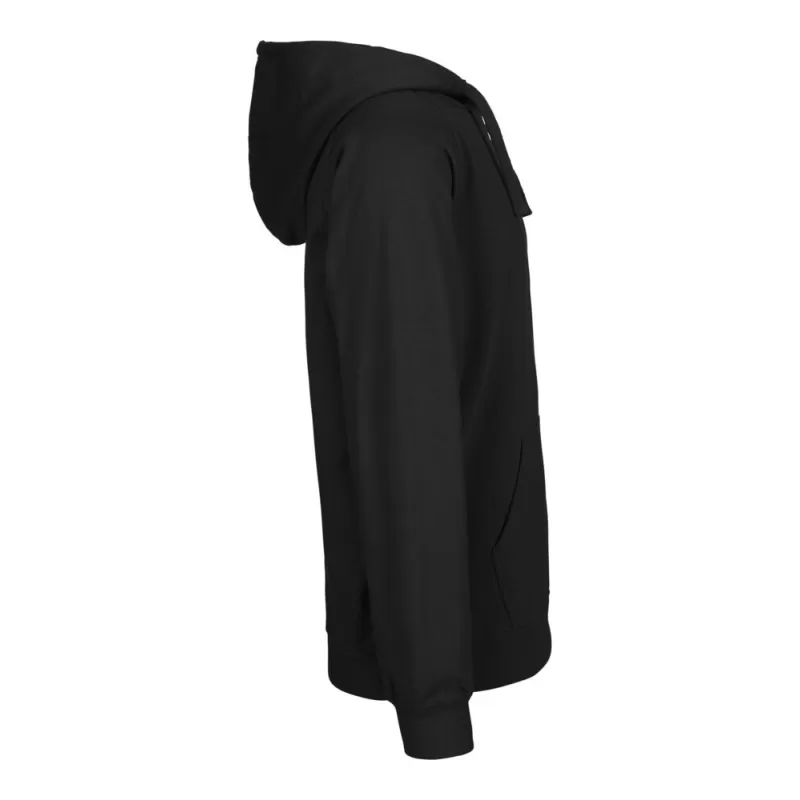 Sweat à capuche en coton biologique Tiger, intérieur brossé, poche kangourou, 300 g/m²