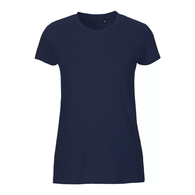 Tee-shirt femme en coton biologique Tiger col rond, coupe moderne, 155 g/m²