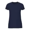Tee-shirt femme en coton biologique Tiger col rond, coupe moderne, 155 g/m²