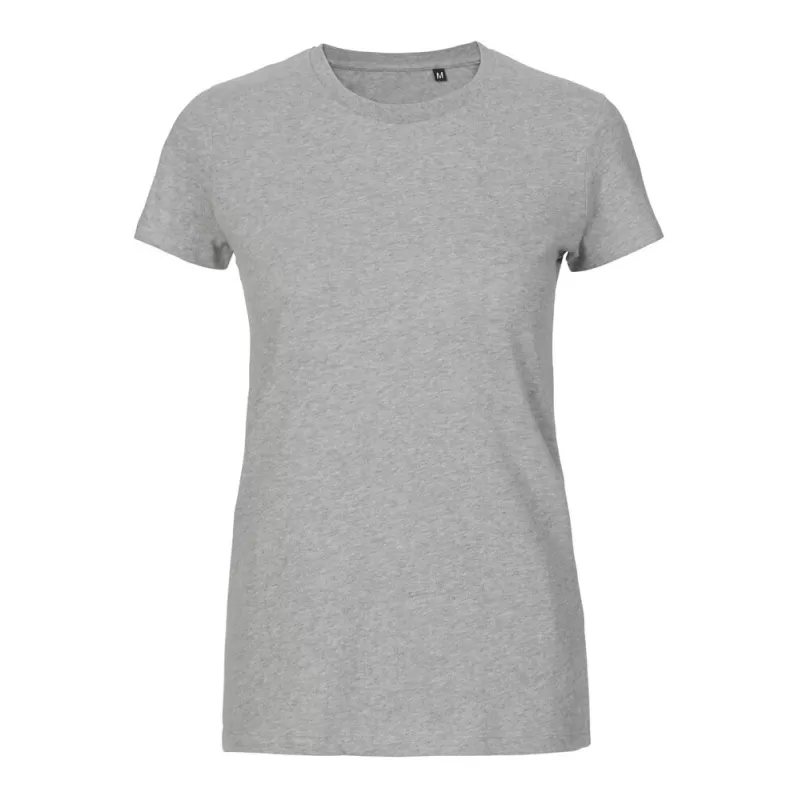 Tee-shirt femme en coton biologique Tiger col rond, coupe moderne, 155 g/m²