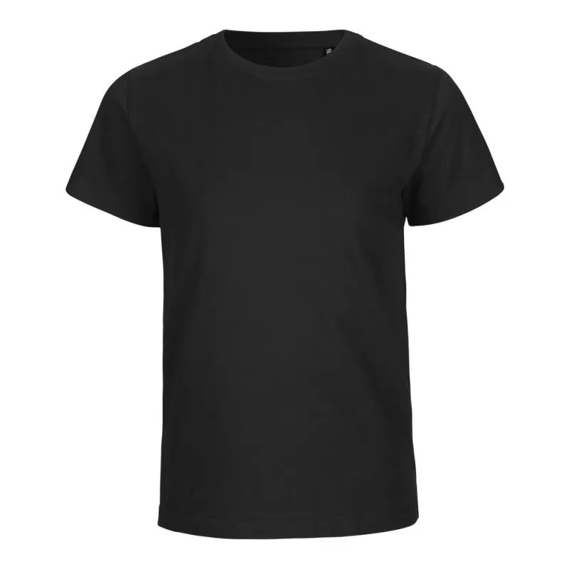 T-shirt enfant coton biologique Tiger col rond, manches courtes, 155 g/m²
