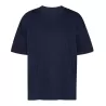 T-shirt oversize coton organique, coupe ample, col rond, manches droites, 220 g/m²