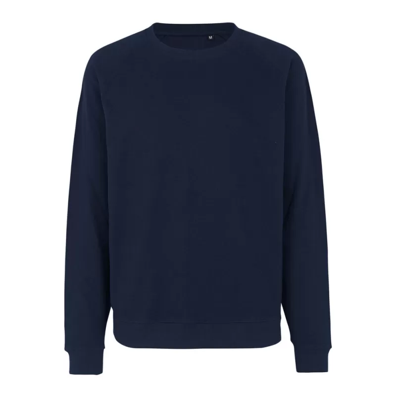 Sweat set in en coton biologique Tiger col rond, manches raglan, 300 g/m²