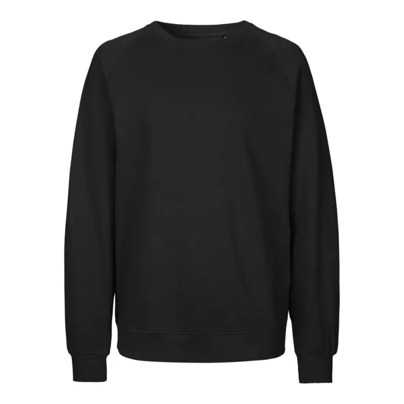 Sweat set in en coton biologique Tiger col rond, manches raglan, 300 g/m²