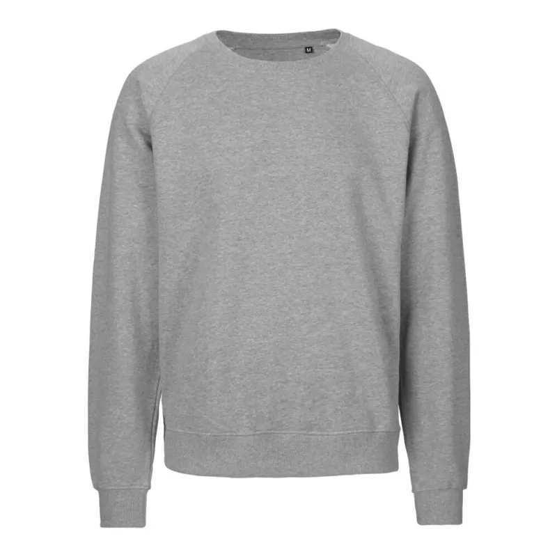 Sweat set in en coton biologique Tiger col rond, manches raglan, 300 g/m²