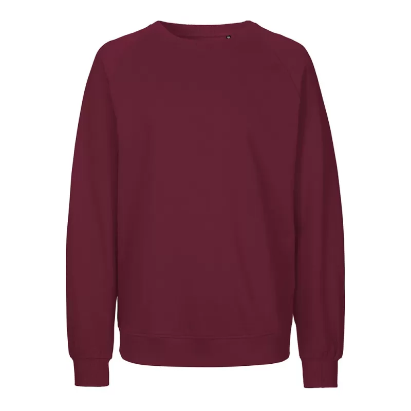 Sweat set in en coton biologique Tiger col rond, manches raglan, 300 g/m²