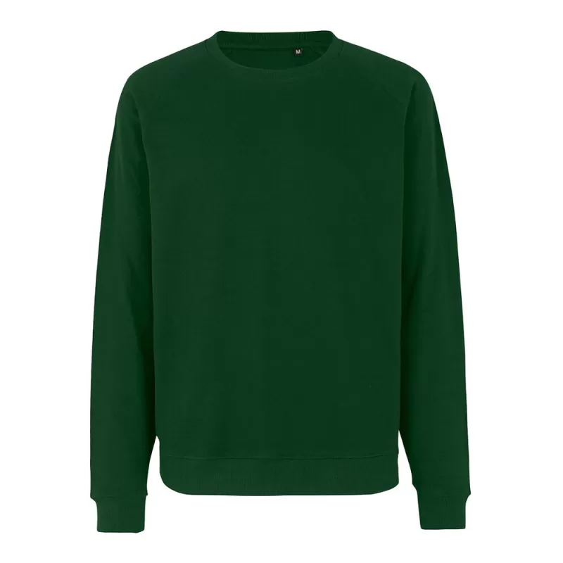 Sweat set in en coton biologique Tiger col rond, manches raglan, 300 g/m²