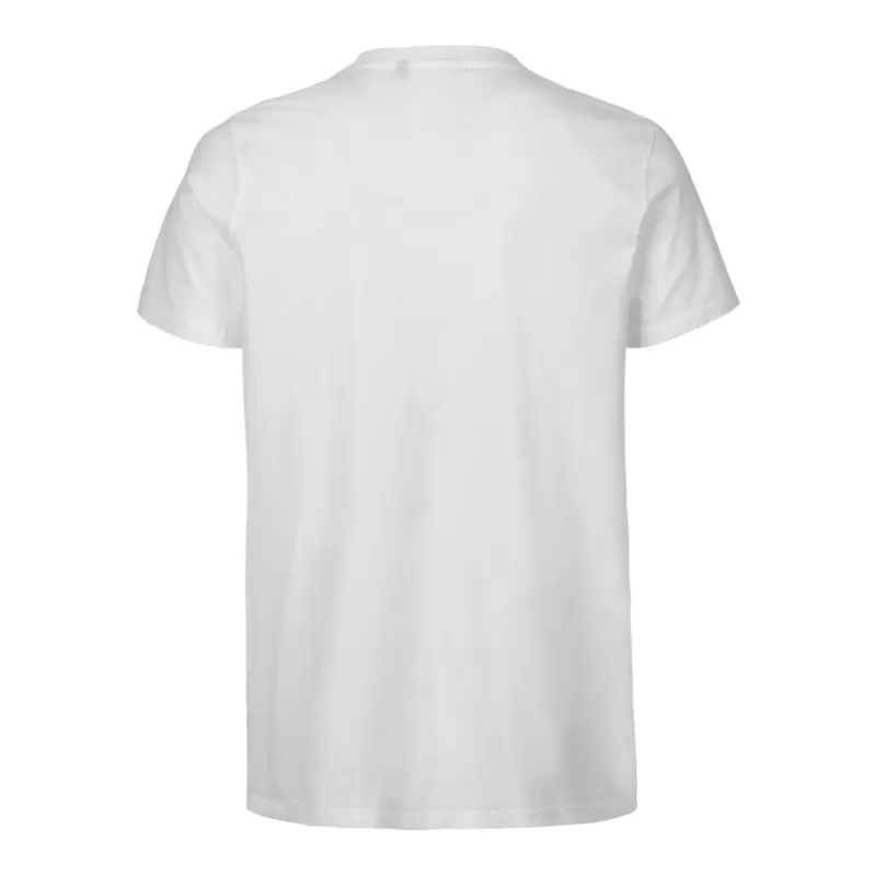 Tee-shirt moderne en coton biologique Tiger col rond, manches courtes, 155 g/m²