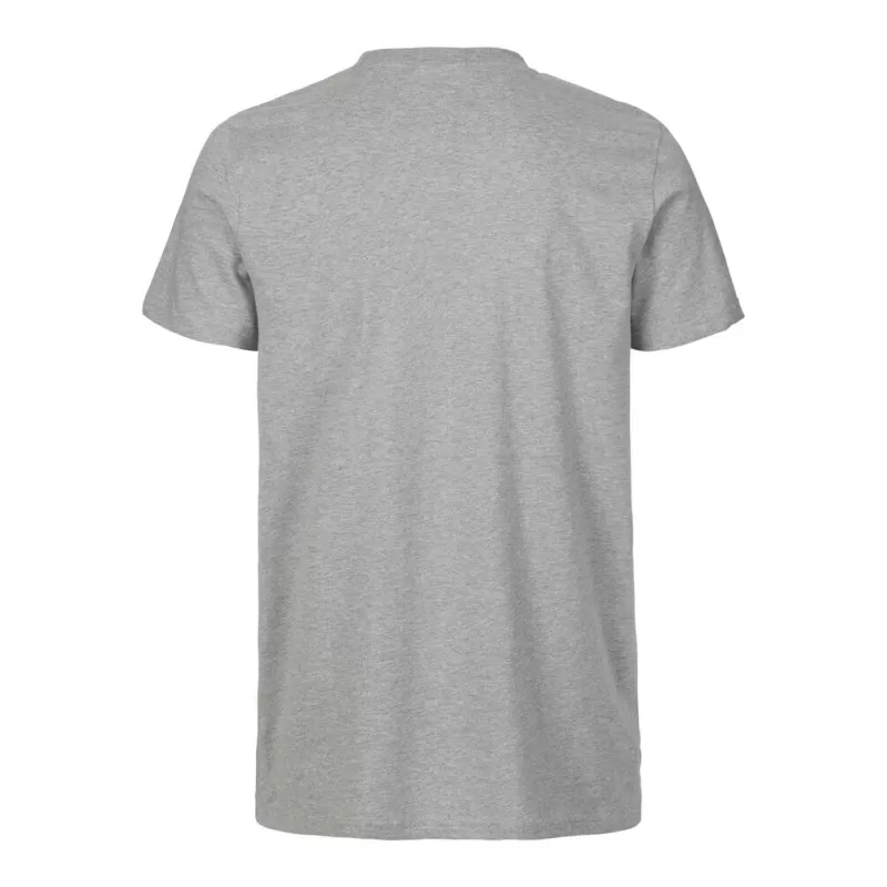 Tee-shirt moderne en coton biologique Tiger col rond, manches courtes, 155 g/m²