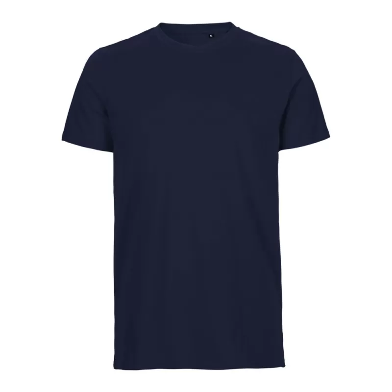 Tee-shirt moderne en coton biologique Tiger col rond, manches courtes, 155 g/m²