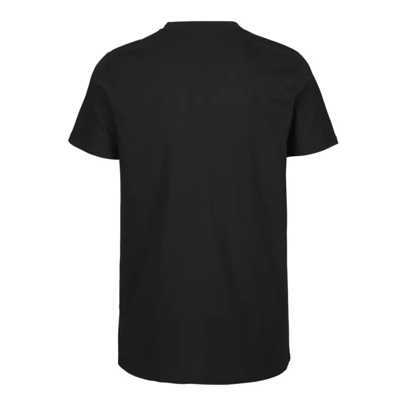 Tee-shirt moderne en coton biologique Tiger col rond, manches courtes, 155 g/m²