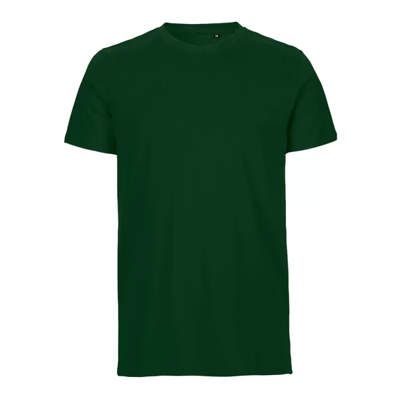 Tee-shirt moderne en coton biologique Tiger col rond, manches courtes, 155 g/m²