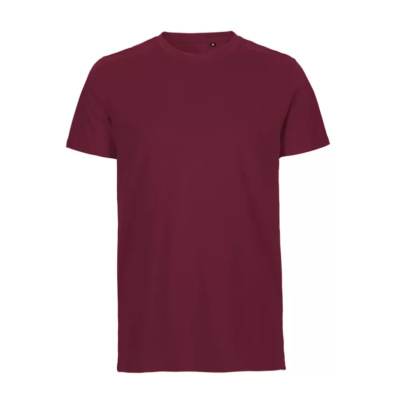 Tee-shirt moderne en coton biologique Tiger col rond, manches courtes, 155 g/m²