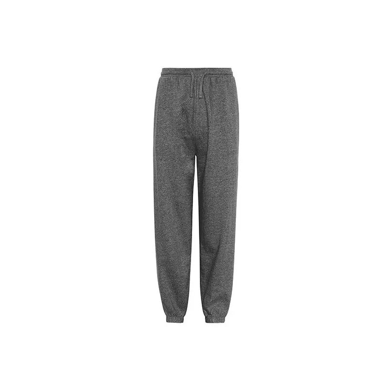 Pantalon de survêtement en coton biologique, coupe ample, poches latérales, 301 g/m²