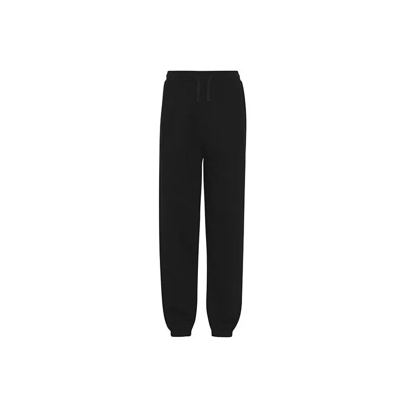 Pantalon de survêtement en coton biologique, coupe ample, poches latérales, 301 g/m²