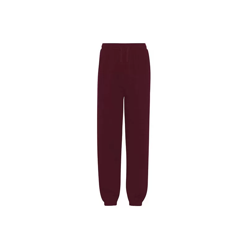 Pantalon de survêtement en coton biologique, coupe ample, poches latérales, 301 g/m²