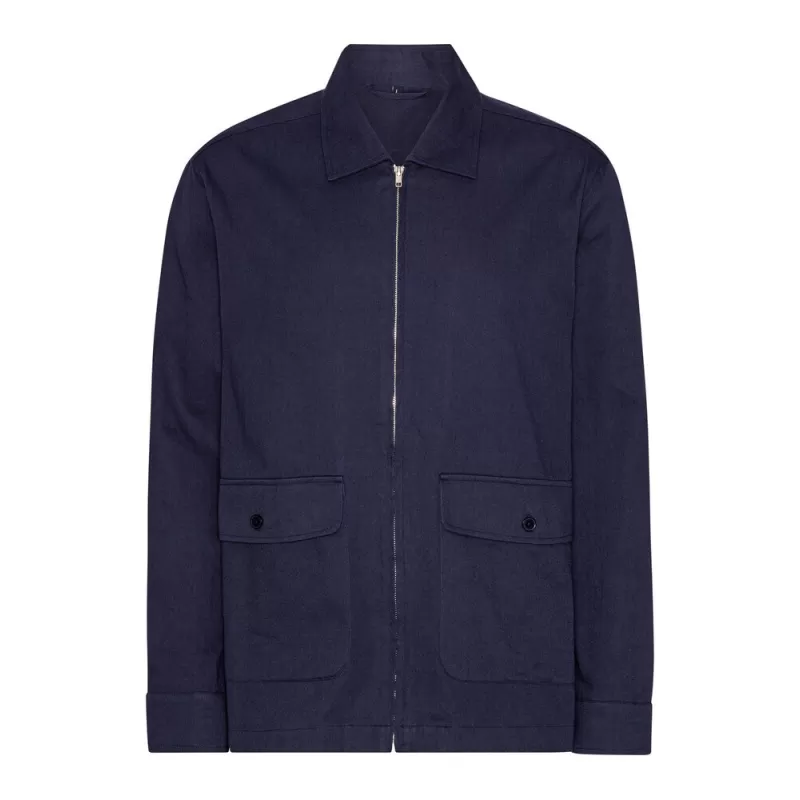 Veste de travail en polycoton durable avec fermeture éclair, 210 g/m²