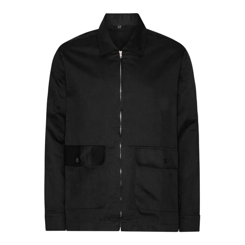 Veste de travail en polycoton durable avec fermeture éclair, 210 g/m²