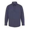 Chemise col boutonné manches longues épaisse, 265 g/m²
