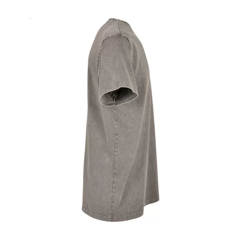 T-shirt décoloré, coupe classique, manches droites, en coton, 180 g/m²