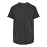 T-shirt décoloré, coupe classique, manches droites, en coton, 180 g/m²
