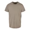 T-shirt décoloré, coupe classique, manches droites, en coton, 180 g/m²