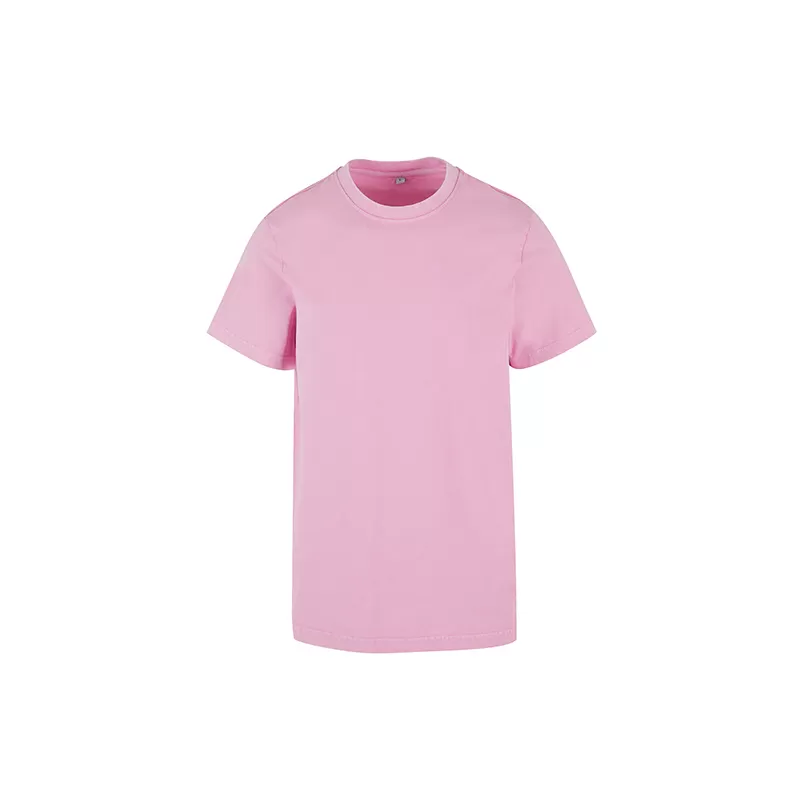 T-shirt décoloré, coupe classique, manches droites, en coton, 180 g/m²