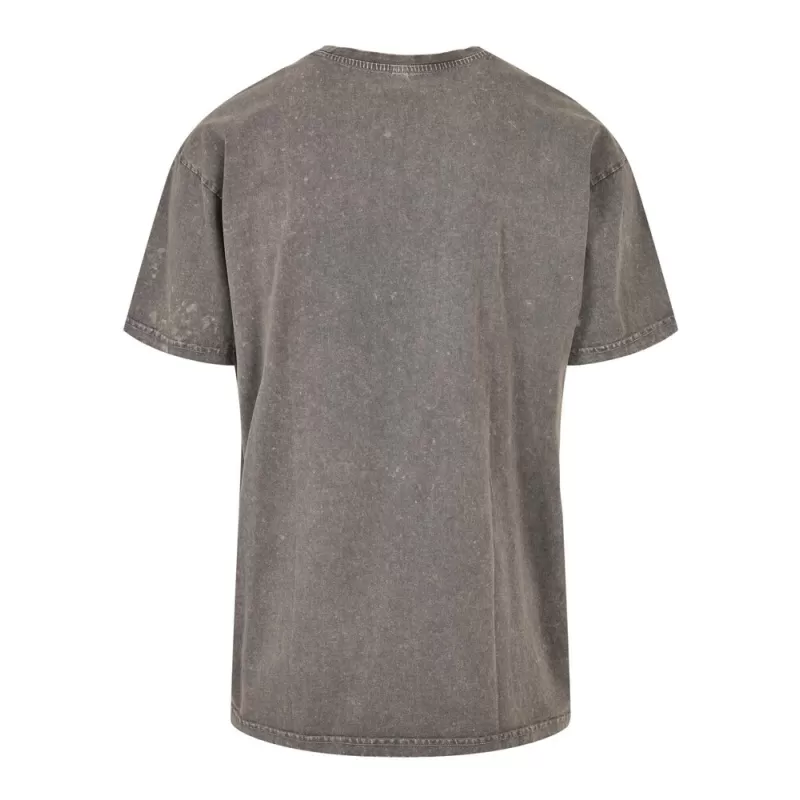 T-shirt homme décoloré, coupe ample, épaules tombantes, en coton, 240 g/m²