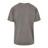 T-shirt homme décoloré, coupe ample, épaules tombantes, en coton, 240 g/m²