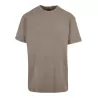 T-shirt homme décoloré, coupe ample, épaules tombantes, en coton, 240 g/m²