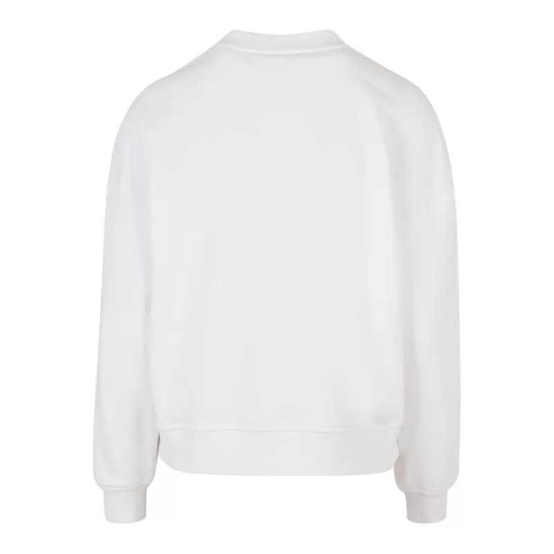 Sweat col rond femme oversize épaules tombantes NO LABEL, 300 g/m²
