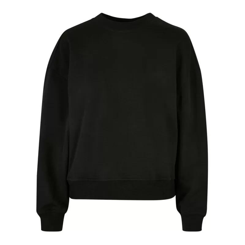 Sweat col rond femme oversize épaules tombantes NO LABEL, 300 g/m²