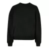 Sweat col rond femme oversize épaules tombantes NO LABEL, 300 g/m²