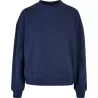 Sweat col rond femme oversize épaules tombantes NO LABEL, 300 g/m²
